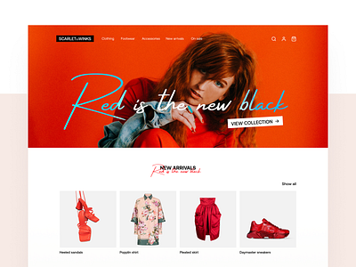 Online Fashion Store Concept