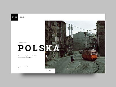 Polska 1981poland city gadensk graphic design poland polska typography ui web web design wroclaw