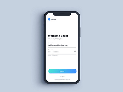 Daily UI Challenge #1 - Login Screen