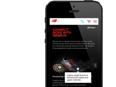 New Balance: Minimus android ios mobile web moovweb new balance
