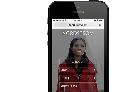 Nordstrom Mobile Homepage android ios mobile web moovweb nordstrom