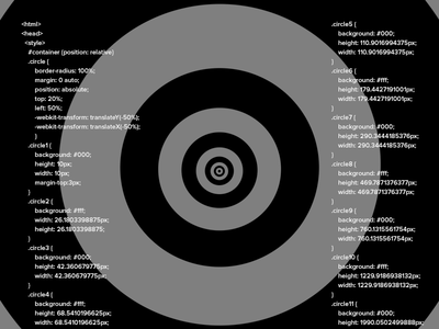 Golden Ratio Circles