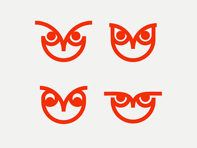 Owl design graphicdesign logo owl owl logo owl versions vector