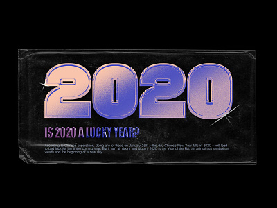 2020 2020 2020year boring2020 chrome effect design graphicdesign poster posterdesign stressed
