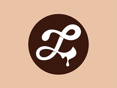 L chocolate chocolate logo chocolate milk design icon l logo logotype milk monogram vector