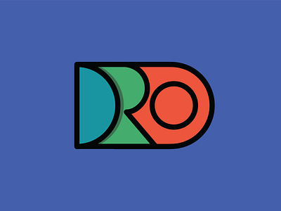 DRO design initials logo logodesign