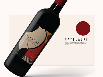 Natelauri Wine branding design design graphicdesign illustration packaging packaging design red wine wine packaging