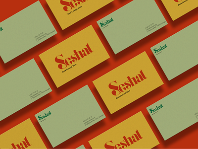 Seshat Business Card design graphicdesign visit card visiting card design