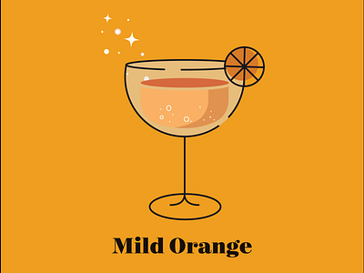 Mild Orange alcohol cocktail cocktail party colors design drink drinkinggame graphicdesign illustration