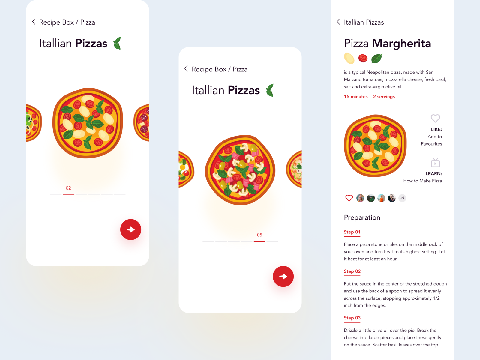 Recipe Box App by Andrii Liubymov on Dribbble