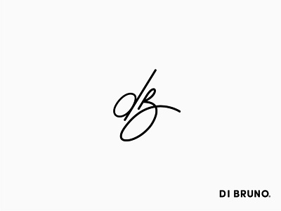 Dibruno brand branding fashion icon iconography logo logo design logo designer signature sketch