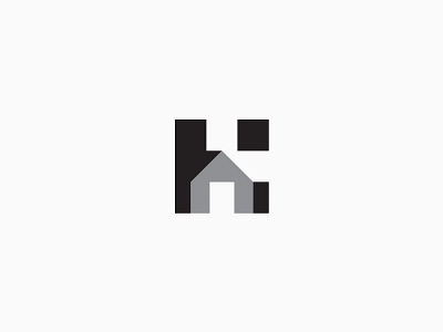 H is for House app brand branding design icon illustration isologo logo logotype