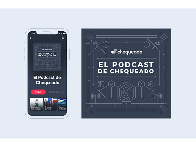 Chequeado Podcast branding concept design icon illustrations logotype ui ux vector