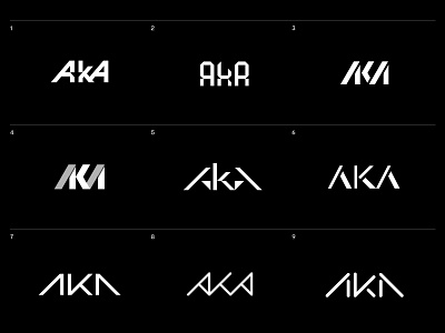 AKA ID Logo V3 aka brand branding icon illustration k logo logo logos logos design logotype logotypedesign typography vector