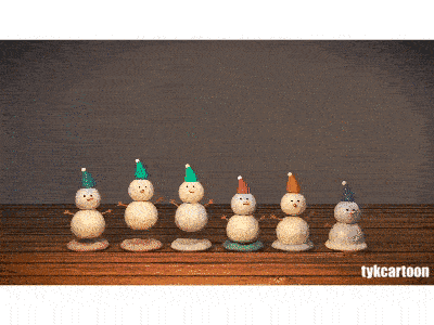 snowmen 3d cartoon character children christmas cute dance design figurine funny gif holiday jump kid miniature party snowman toy xmas