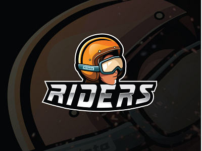 Riders Esport Logo branding design esportlogo icon illustration logo mascot design mascot logo riders vector