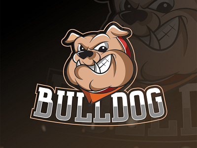 Bulldog Esport Logo branding bulldog design esportlogo icon illustration logo mascot design mascot logo vector