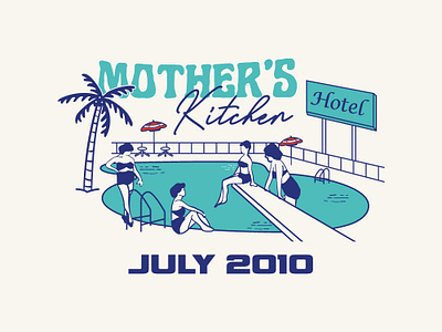 Mother's Kitchen design illustration vector vintage vintage art