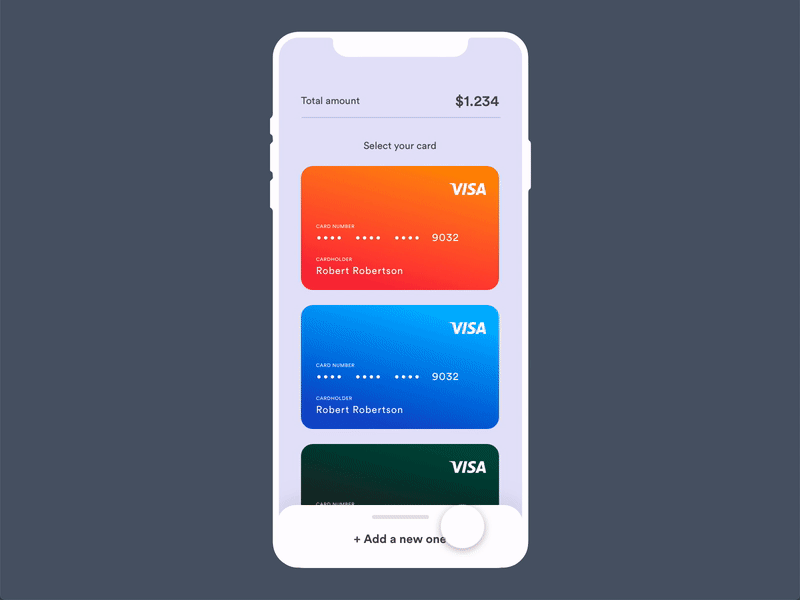 Daily UI Challenge | 002 | Credit Card Checkout animation app challenge daily 100 challenge dailyui dailyuichallenge design microinteraction ui uidesign