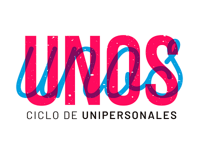Unos branding logo logotype theater typography