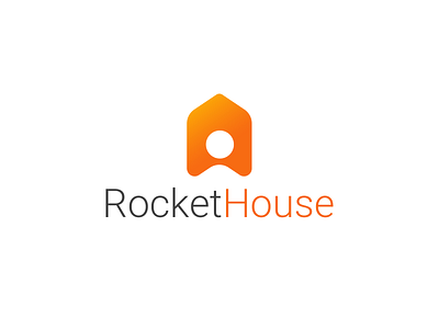 Rocket Logo branding house icon logo people person rocket
