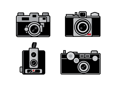 Camera Icons antique camera doodle flat icon iconset photography vector vintage