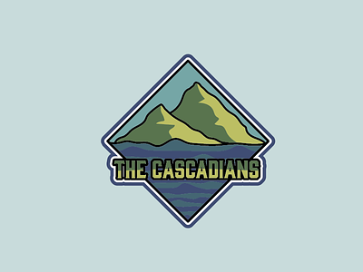 The Cascadians cascadians egames egaming gamerbadge halo logo mountain pnw