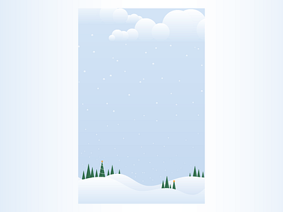 Semi-Flat Holiday Background