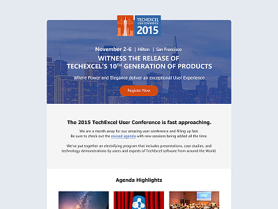 newsletter for user conference