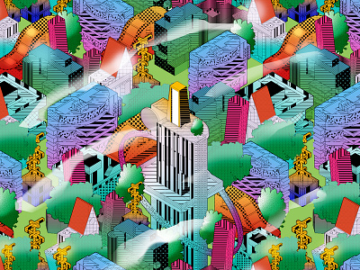 Patterned Cityscape