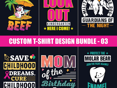 Custom T-shirt Design Bundle-03