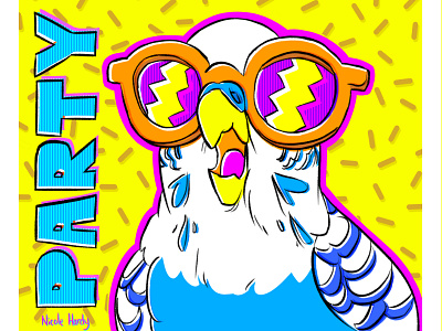 90s Party Parrot