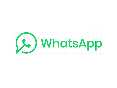 Whatsapp Logotype Redesign (unofficial) clean colors concept funny logo logotype redesign simple unofficial whatsapp