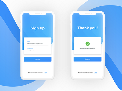 Daily UI  #1 | Sign Up Screen.