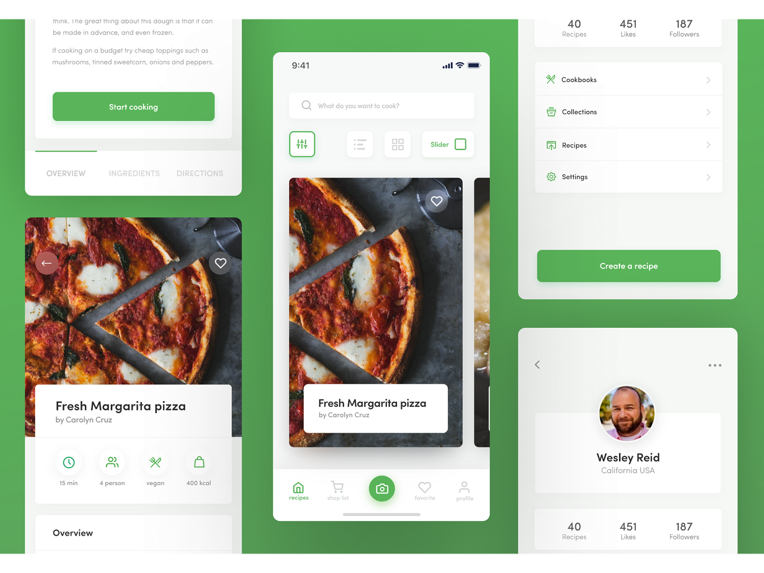 Recipe Ios Design 3 By Jon Habibulloev On