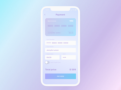 #Daily UI  • 002 • Credit Card Checkout