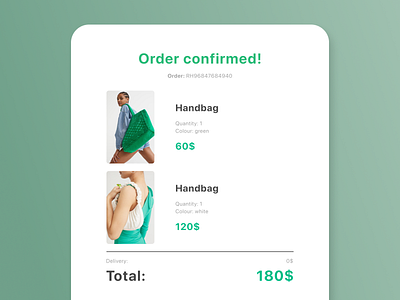 #Daily UI • 017 • Email Receipt