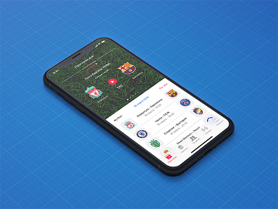 Sports user interface iOS11