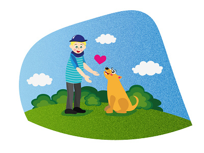 Man and Dog