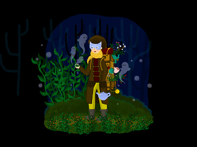 Magic Forest digital art fairytail forest illustation illustrator magic