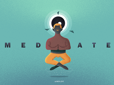 Meditation anxiety calm illustration joy meditate meditation mental relax vector yoga