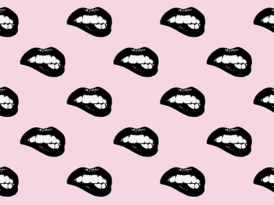 lip bitin’ pattern