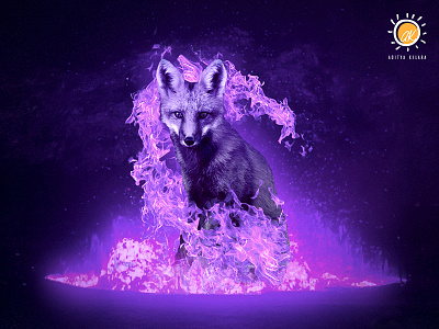 Firefox creative creative design fantasy fire firefox fox illustration lightroom photo background photomanipulation photoshop poster wallpapers wildlife