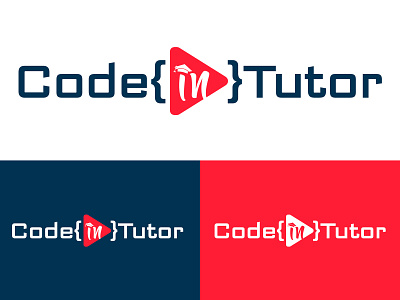CodeInTutor app branding code design flat icon illustration logo minimal ui ux vector web website