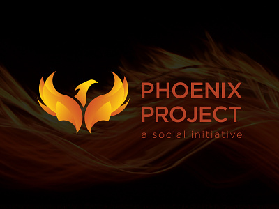 Phoenix Project branding logo logotype non-profit probono