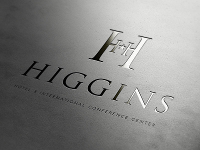 Higgins Hotel branding icon logo monogram