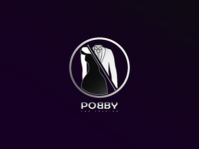 Pobby for Fashion brand design fashion logo pobby simple
