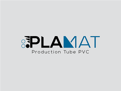 Plamat brand branding company concept designer graphics logo pvc service simple tubes