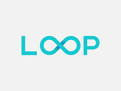 L∞p design designer icon illustration letters logo simple vector