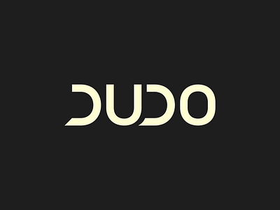 Dudo brand clothing company design designer fashion letters logo men simple